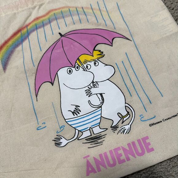 Moomin Hawaii Anuenue Rainy Rainbow Drawstring Bag - Picture 4 of 14